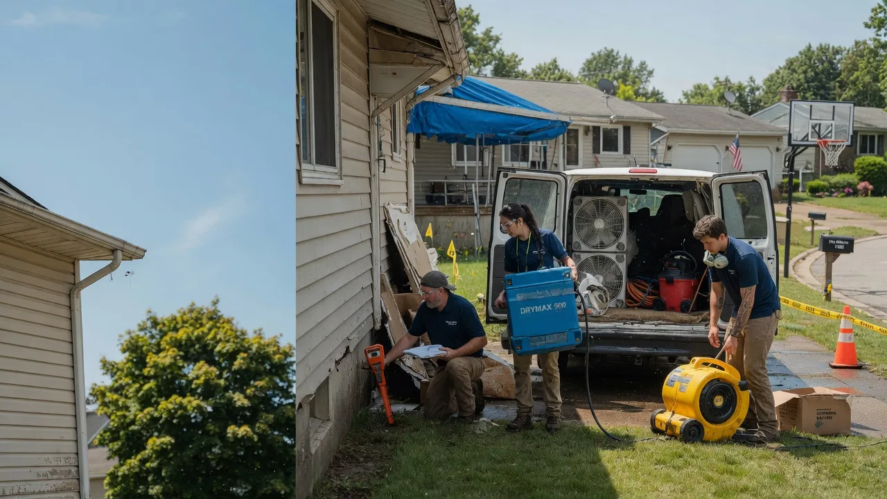 Ceiling Leak Cleanup in Beecher City, IL near me