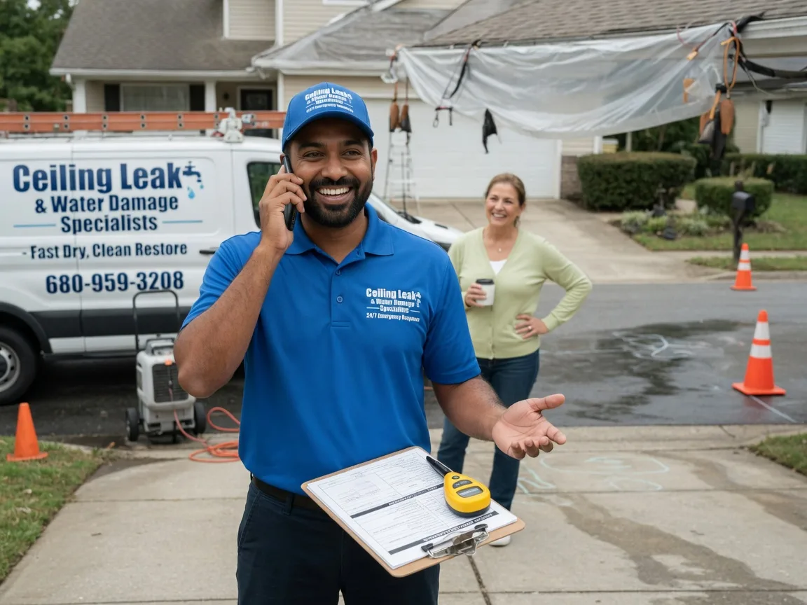 Ceiling Leak Cleanup Beecher City, IL FAQs
